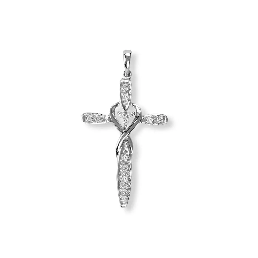 14K 0.10CT Diamond Pendant