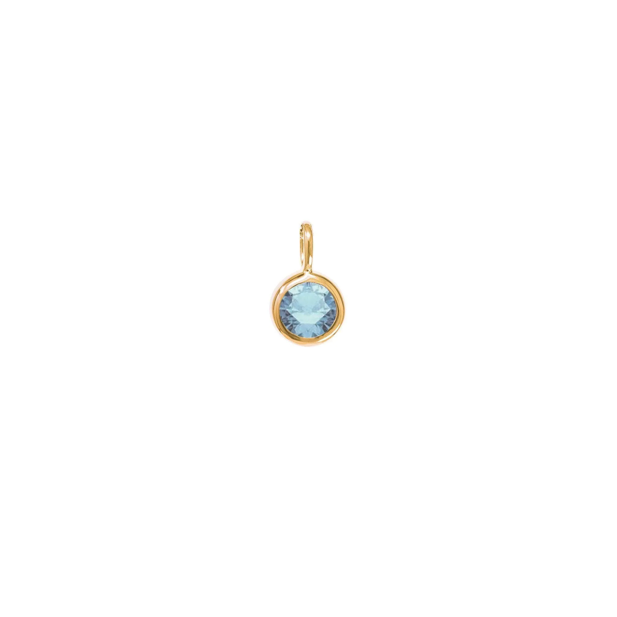 14k Gold Birthstone Charms