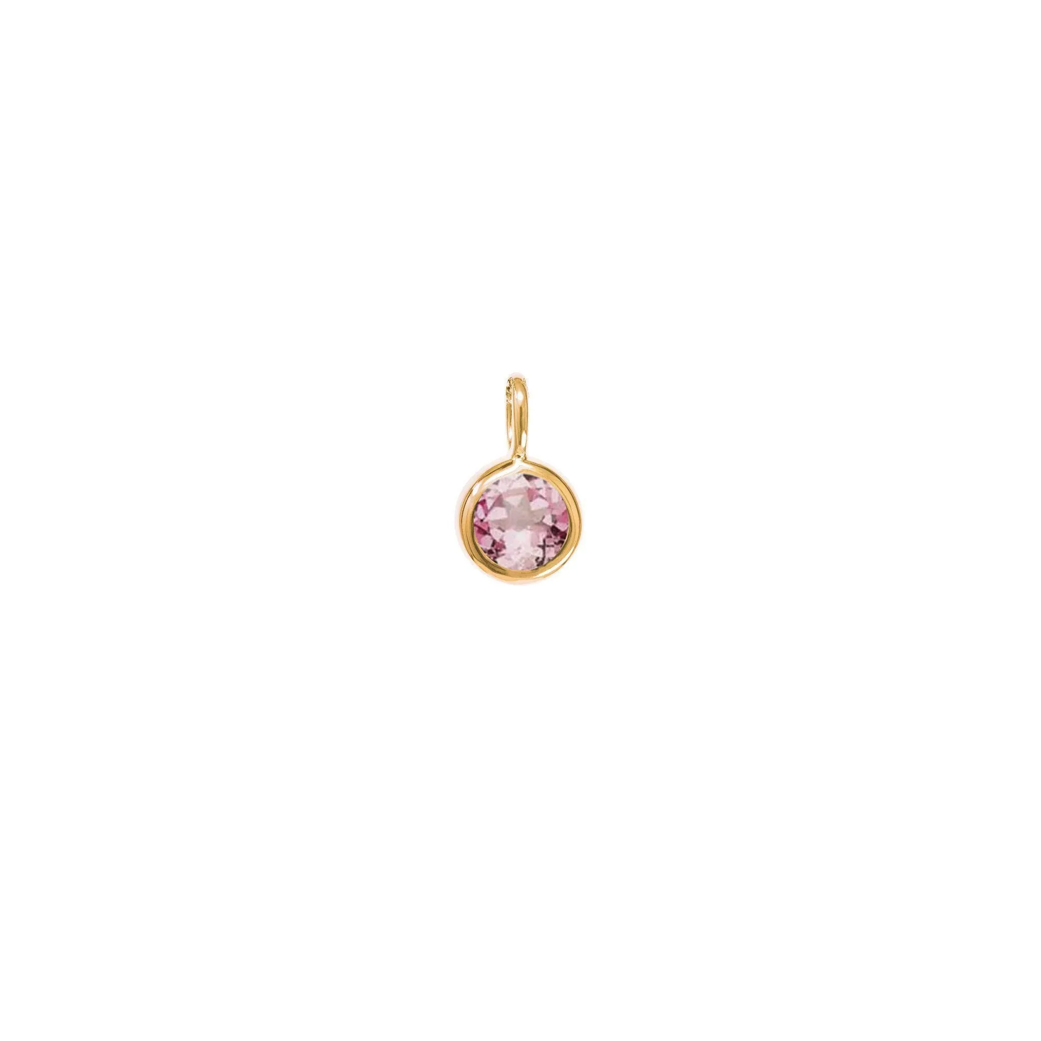 14k Gold Birthstone Charms