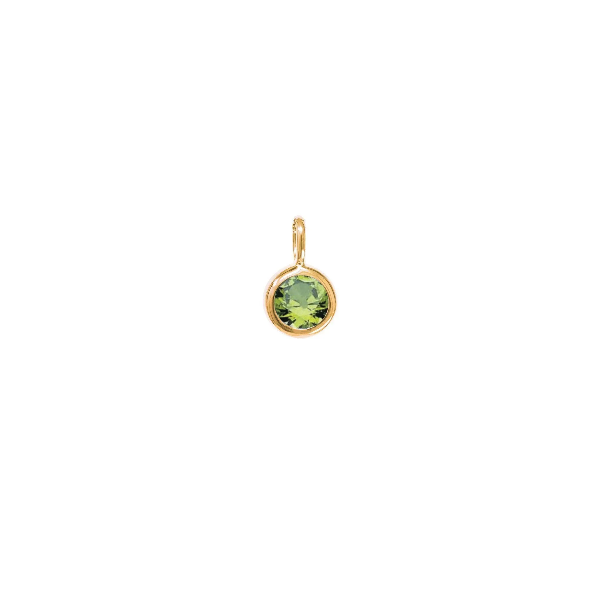 14k Gold Birthstone Charms