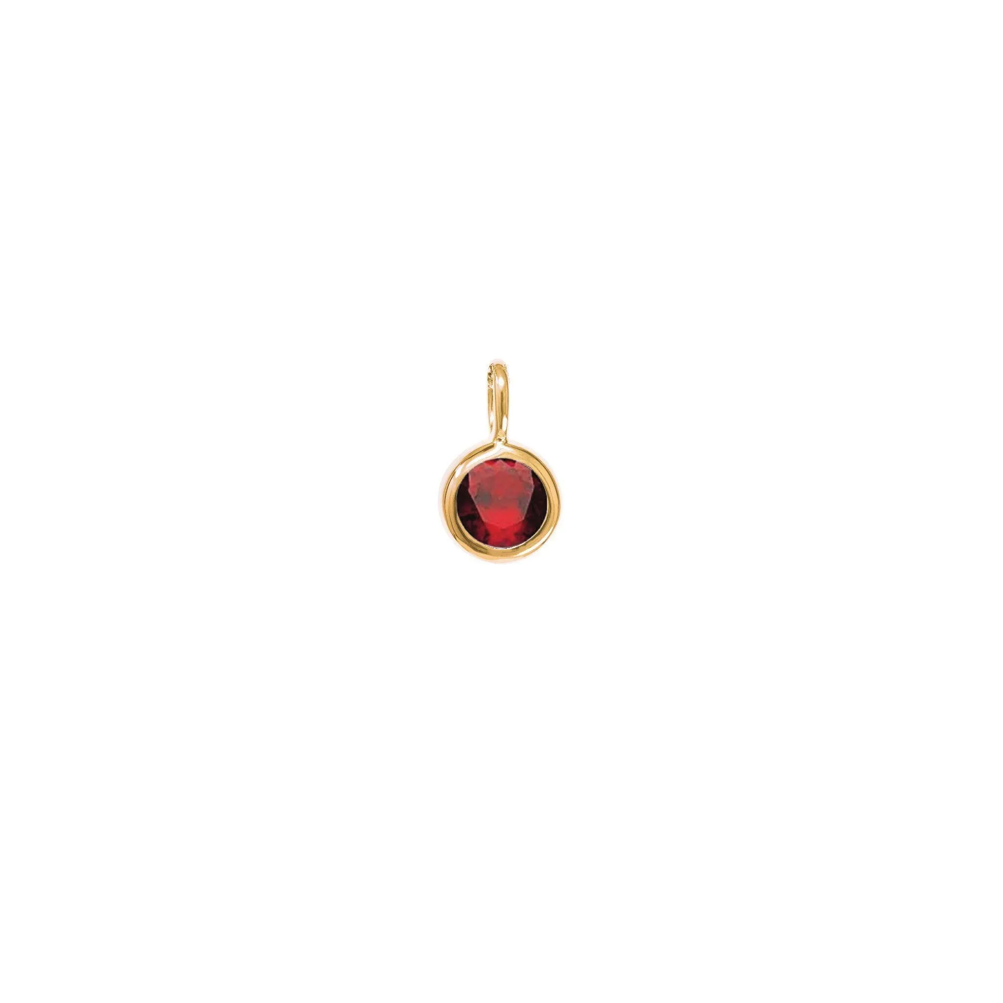 14k Gold Birthstone Charms