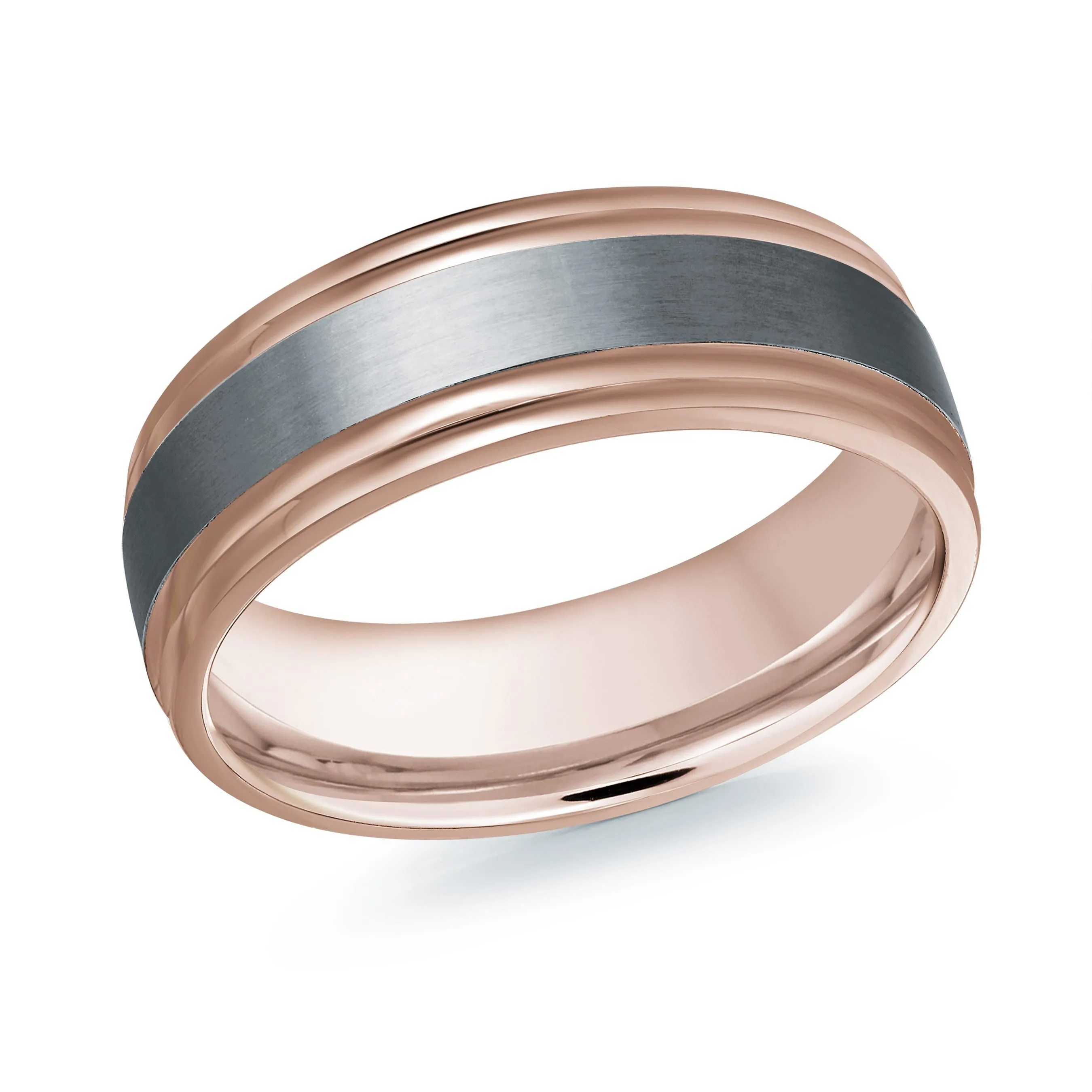 14K Rose Gold Ring from the Tantalum Collection by Malo - MRDTN-021-6P