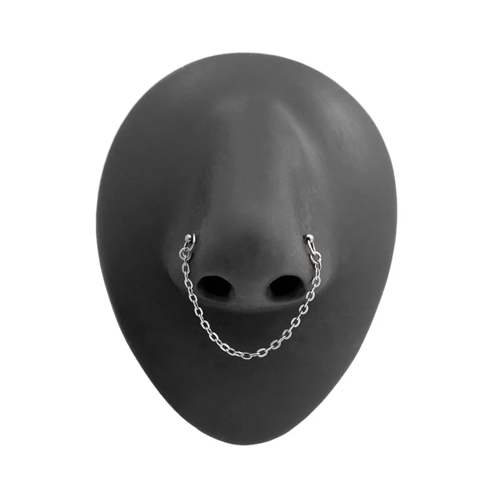 20g 1/4” Steel Ball Nose Bones with Chain