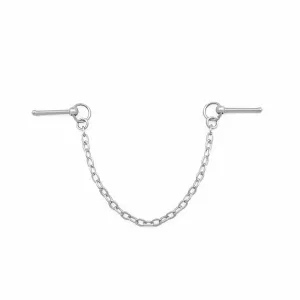 20g 1/4” Steel Ball Nose Bones with Chain