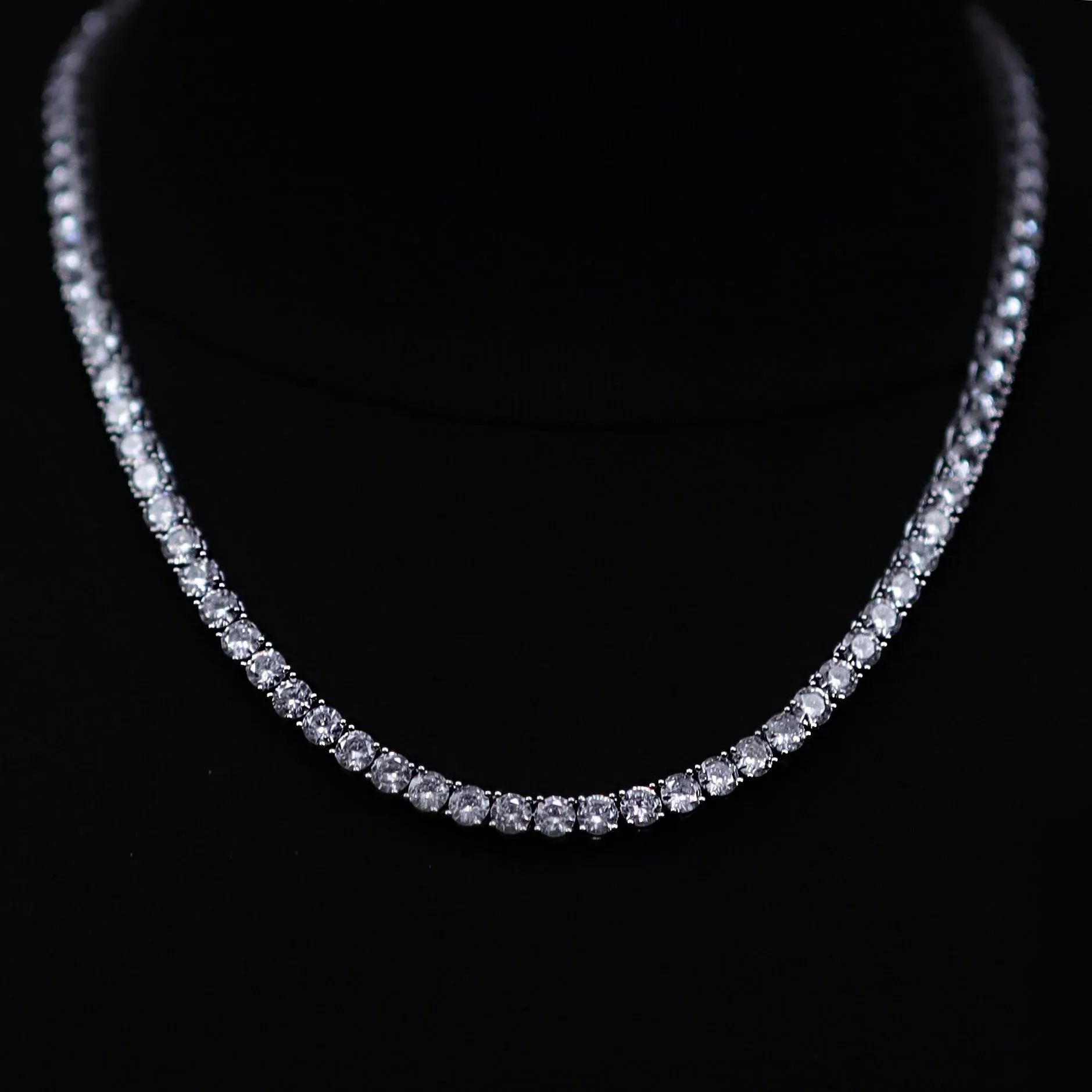 Alarico Silver-tone Diamanté Choker