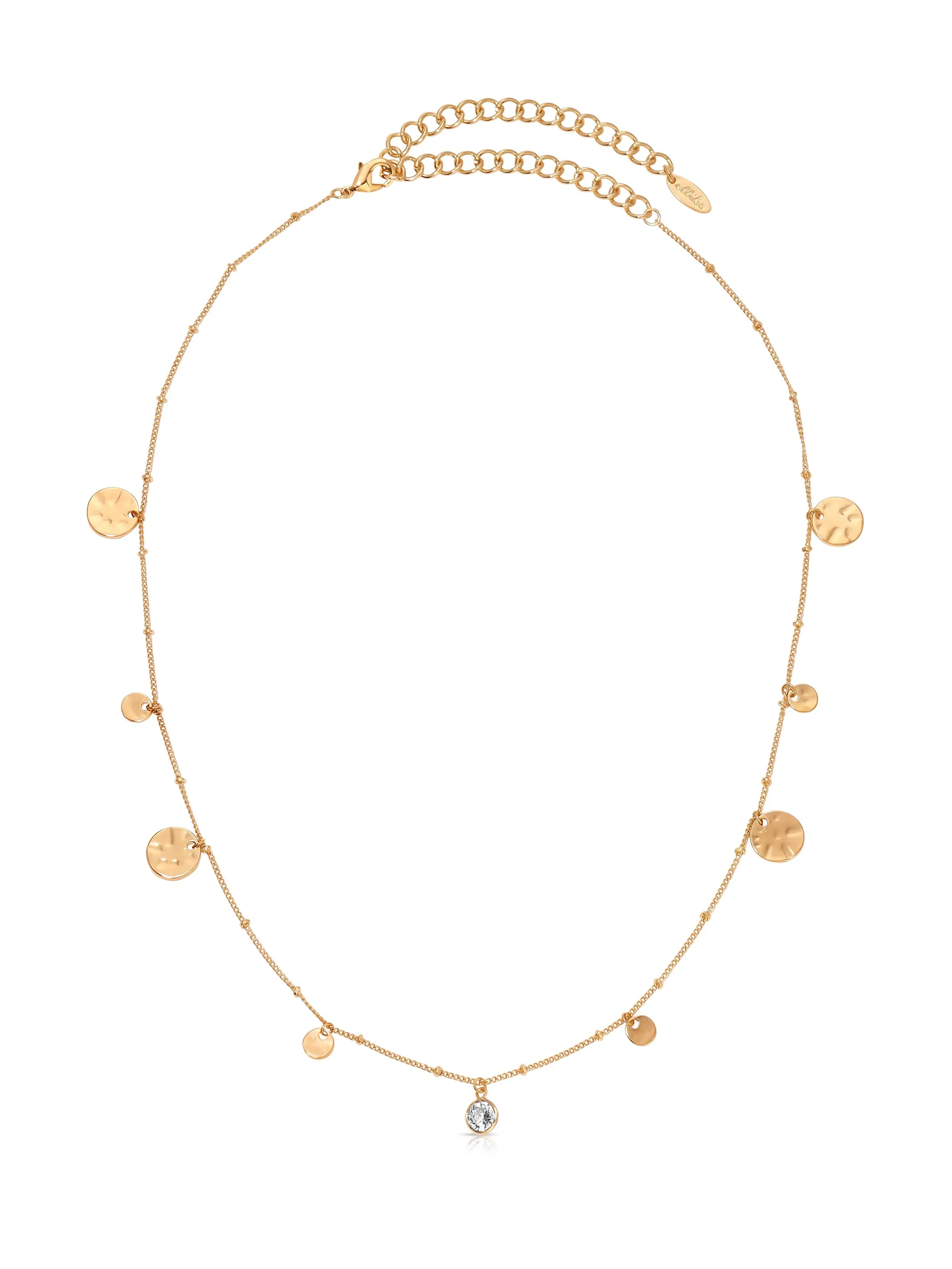 All in Layered Crystal Necklace Set