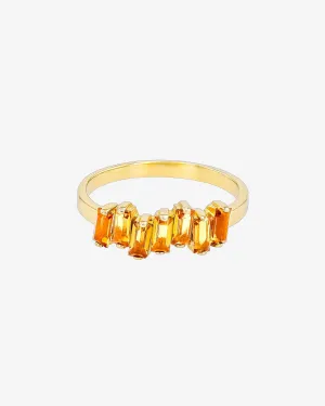 Amalfi Citrine Half Band