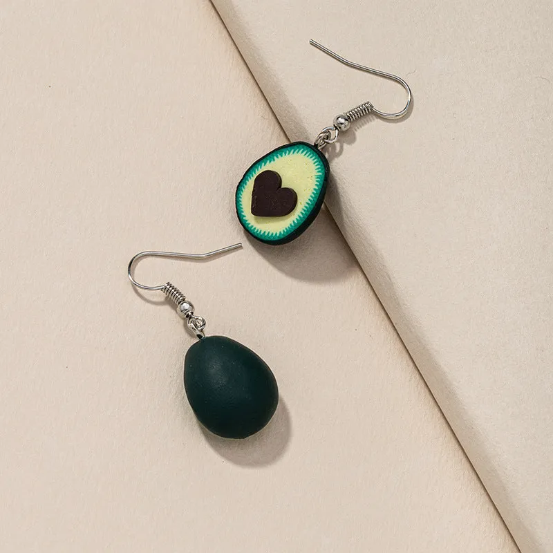 Avocado Love Earrings - Trendy Wholesale Cross-Border Fashion Jewelry