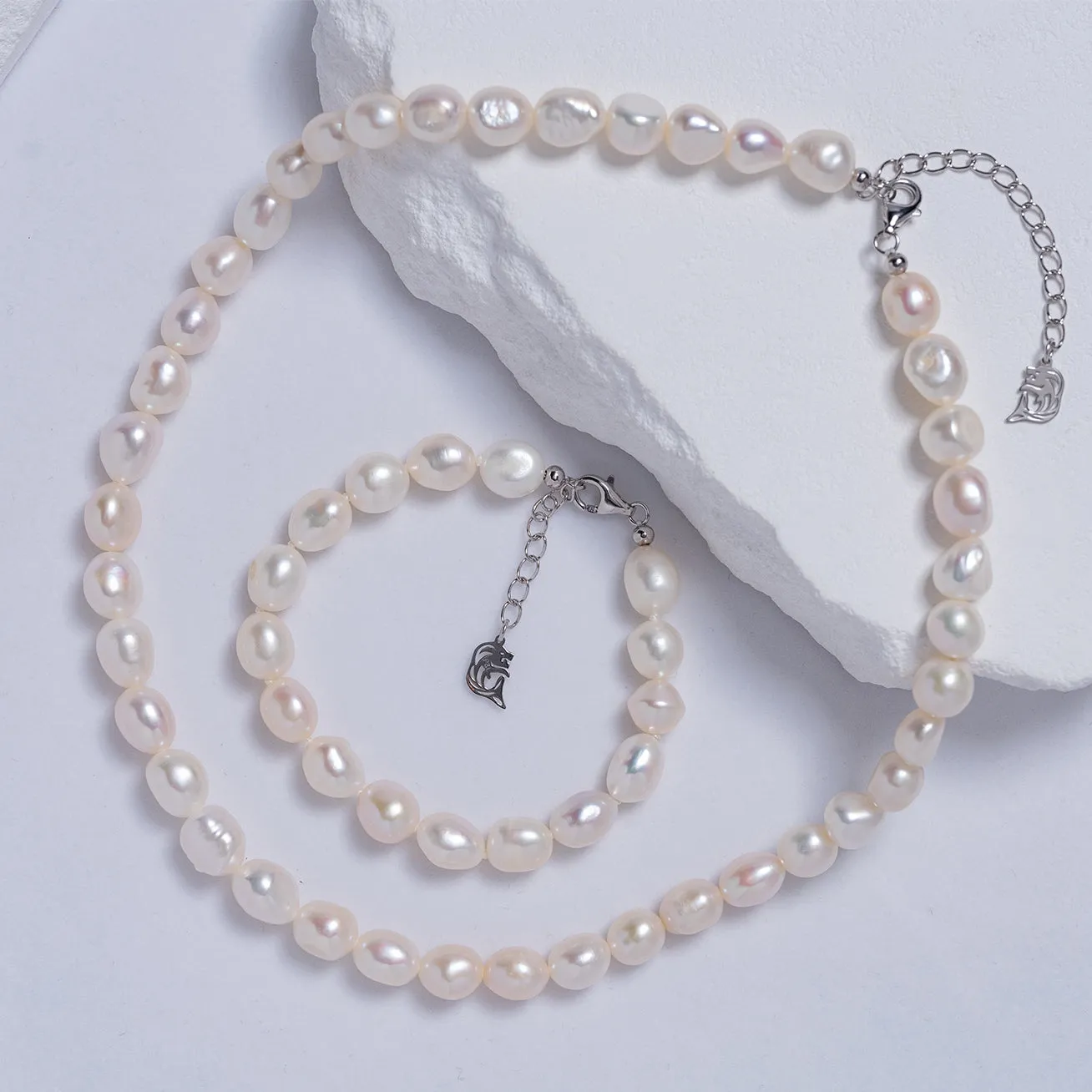 Baroque Freshwater Pearl Bracelet WB00191 | Rock