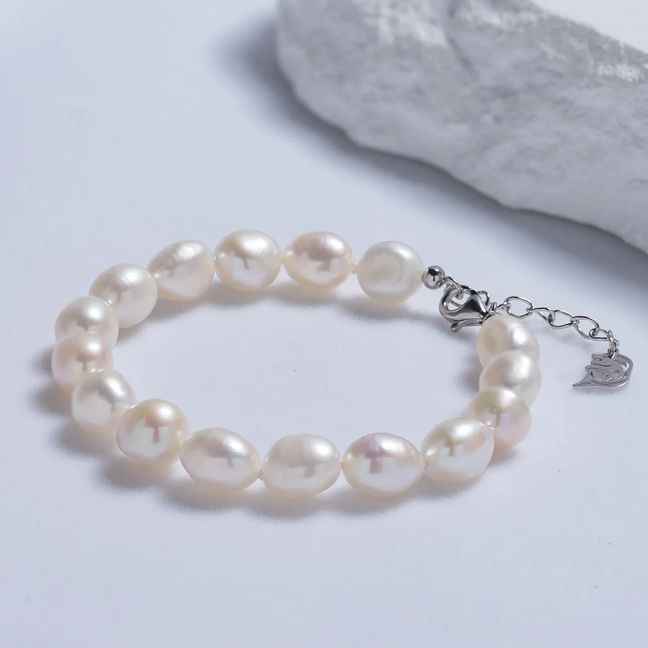 Baroque Freshwater Pearl Bracelet WB00191 | Rock