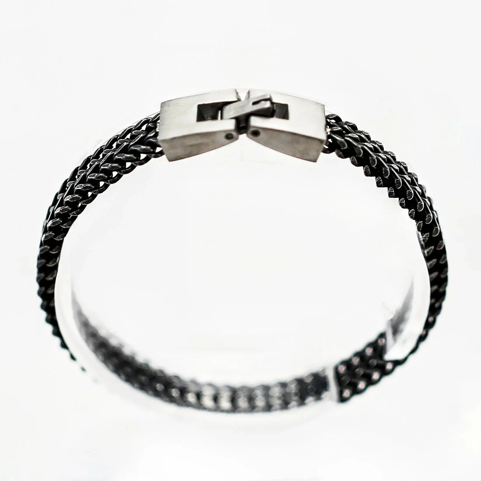 Bedwyr Stainless Steel Foxtail Bracelet