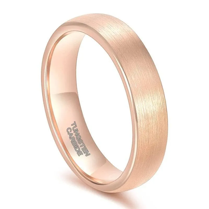 Brushed Tungsten Wedding Band