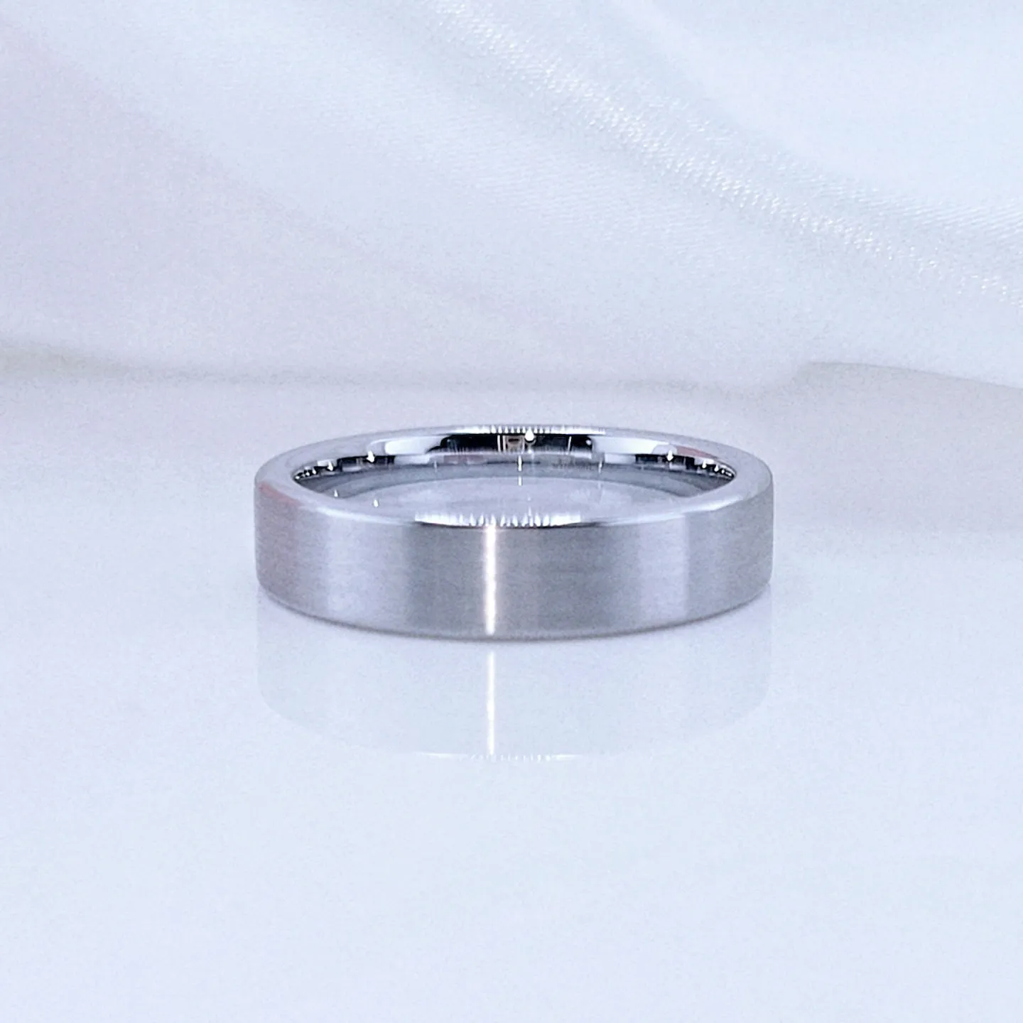 Brushed Tungsten Wedding Band