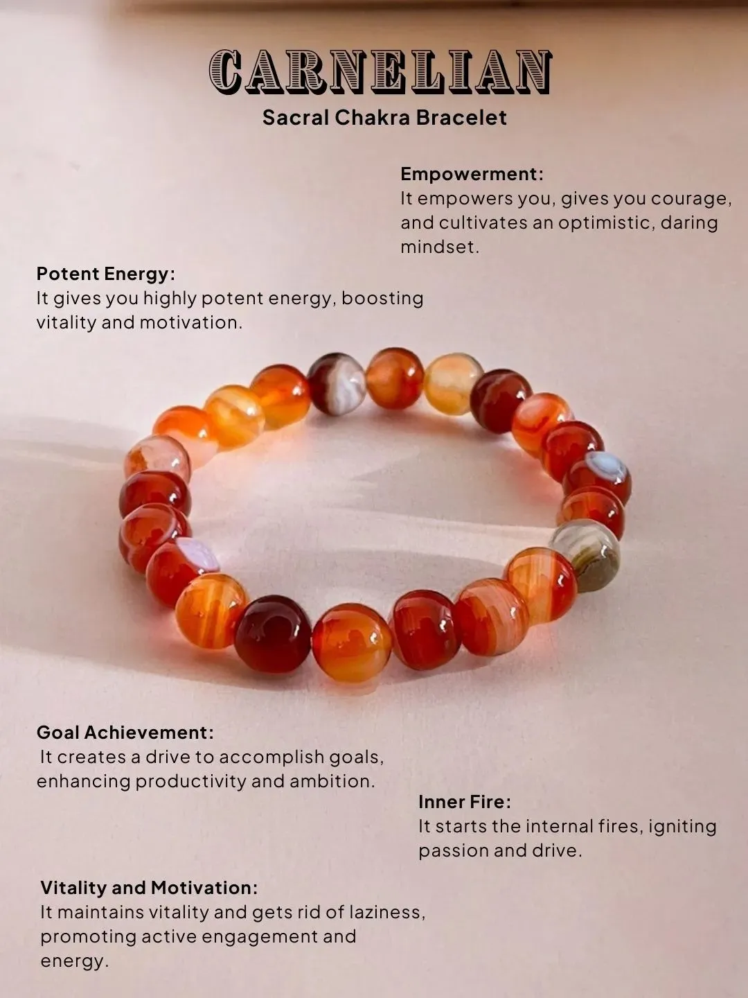 Carnelian Bracelet