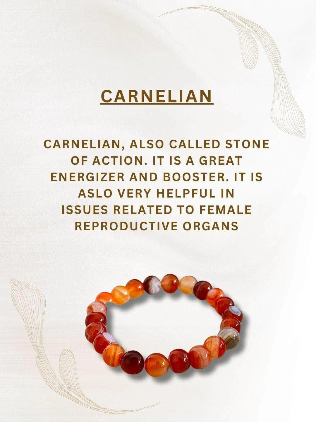 Carnelian Bracelet