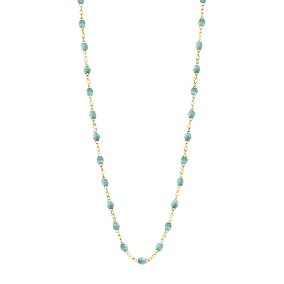 Classic Gigi Iceberg necklace, Yellow Gold, 16.5"