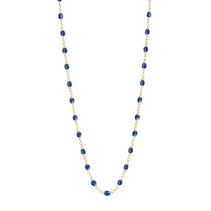 Classic Gigi Lapis necklace, yellow gold, 16.5"