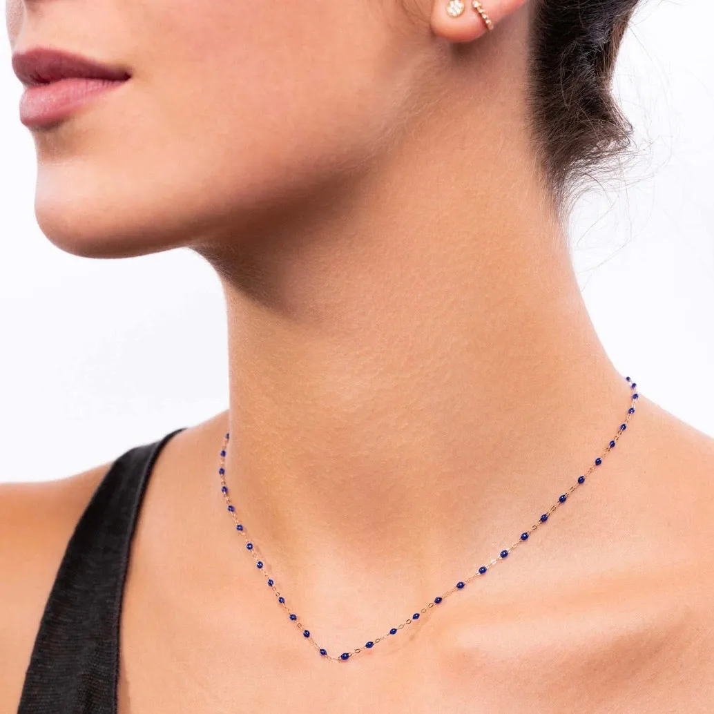 Classic Gigi Lapis necklace, yellow gold, 16.5"