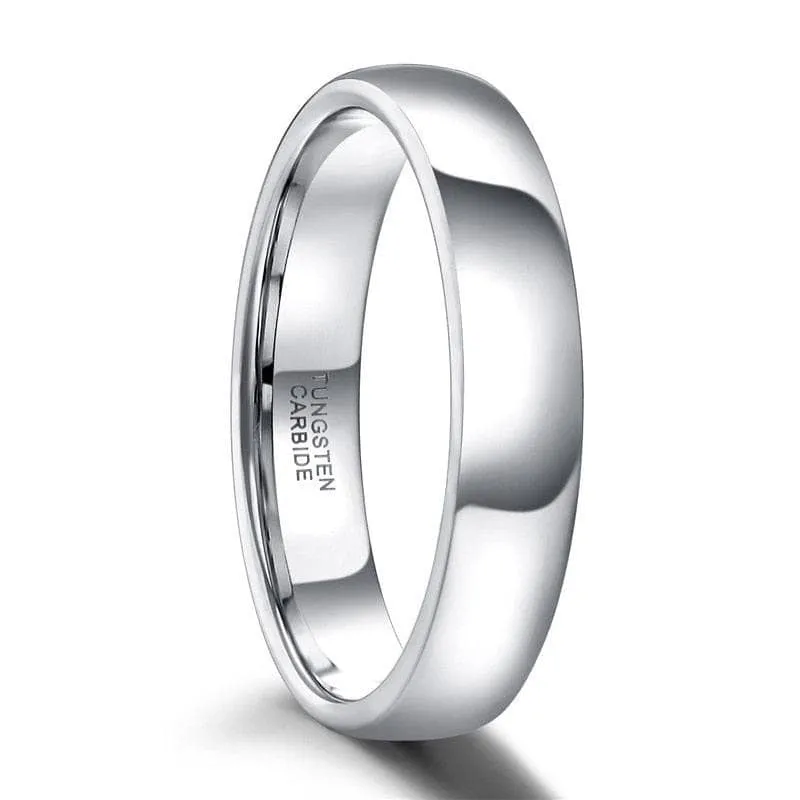 Classic Tungsten Carbide Wedding Band