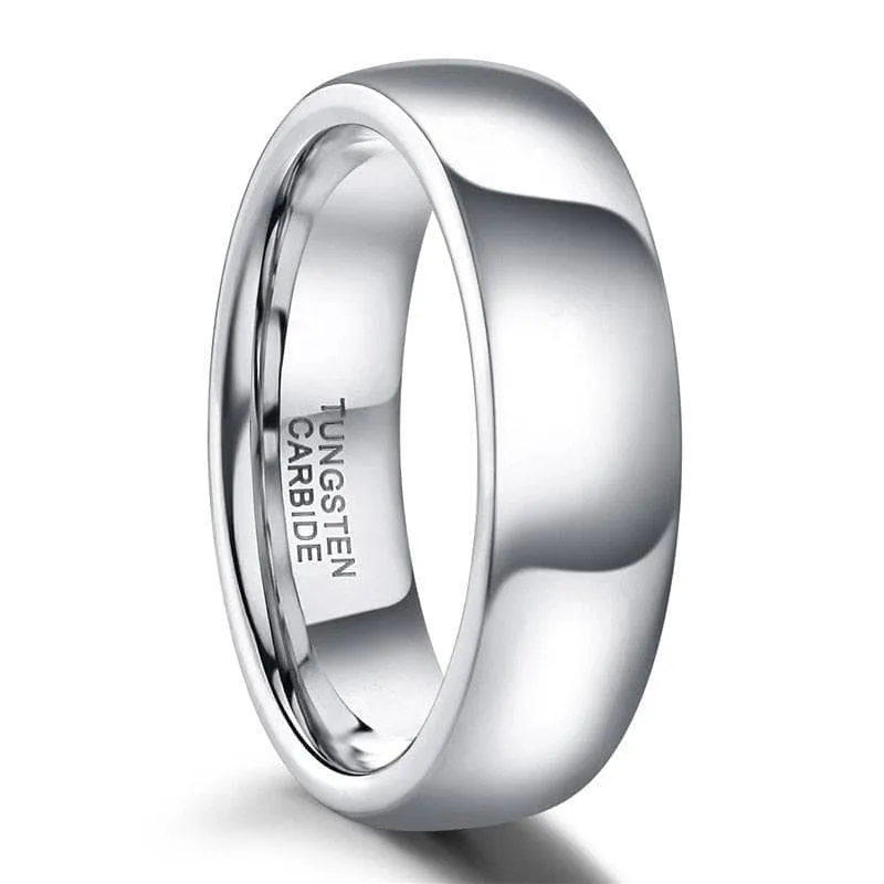 Classic Tungsten Carbide Wedding Band