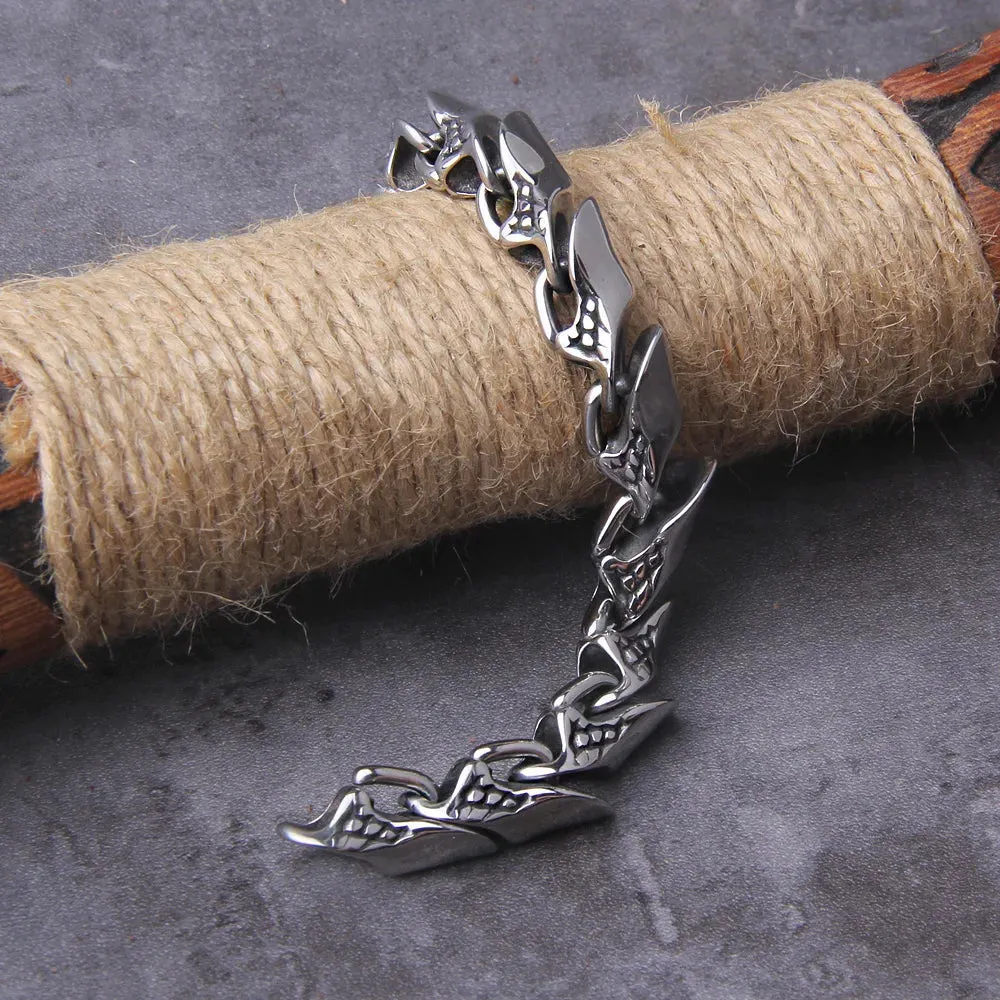 Cool Ouroboros Vintage Punk Viking Bracelet