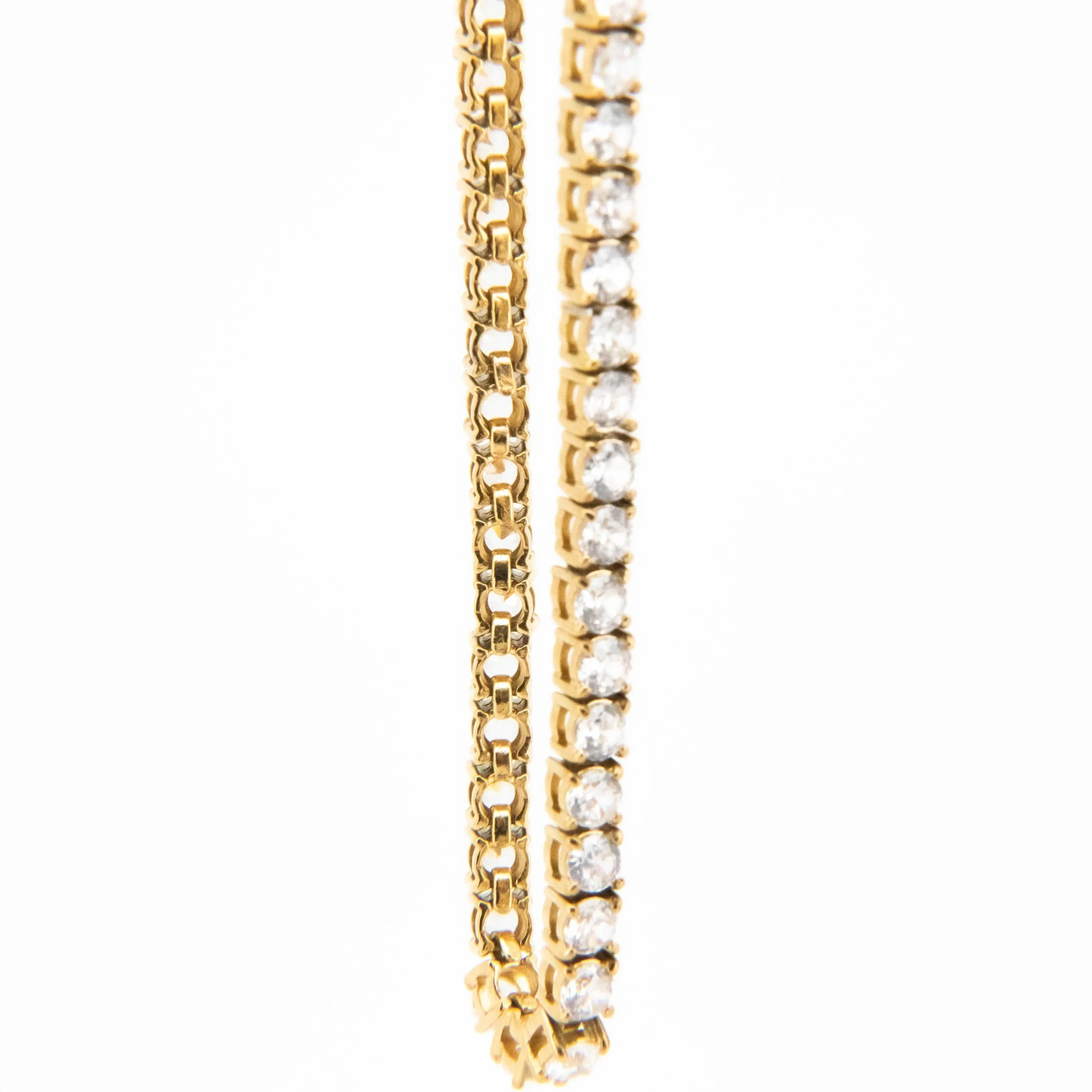 Dezi Golden Diamanté Bracelet