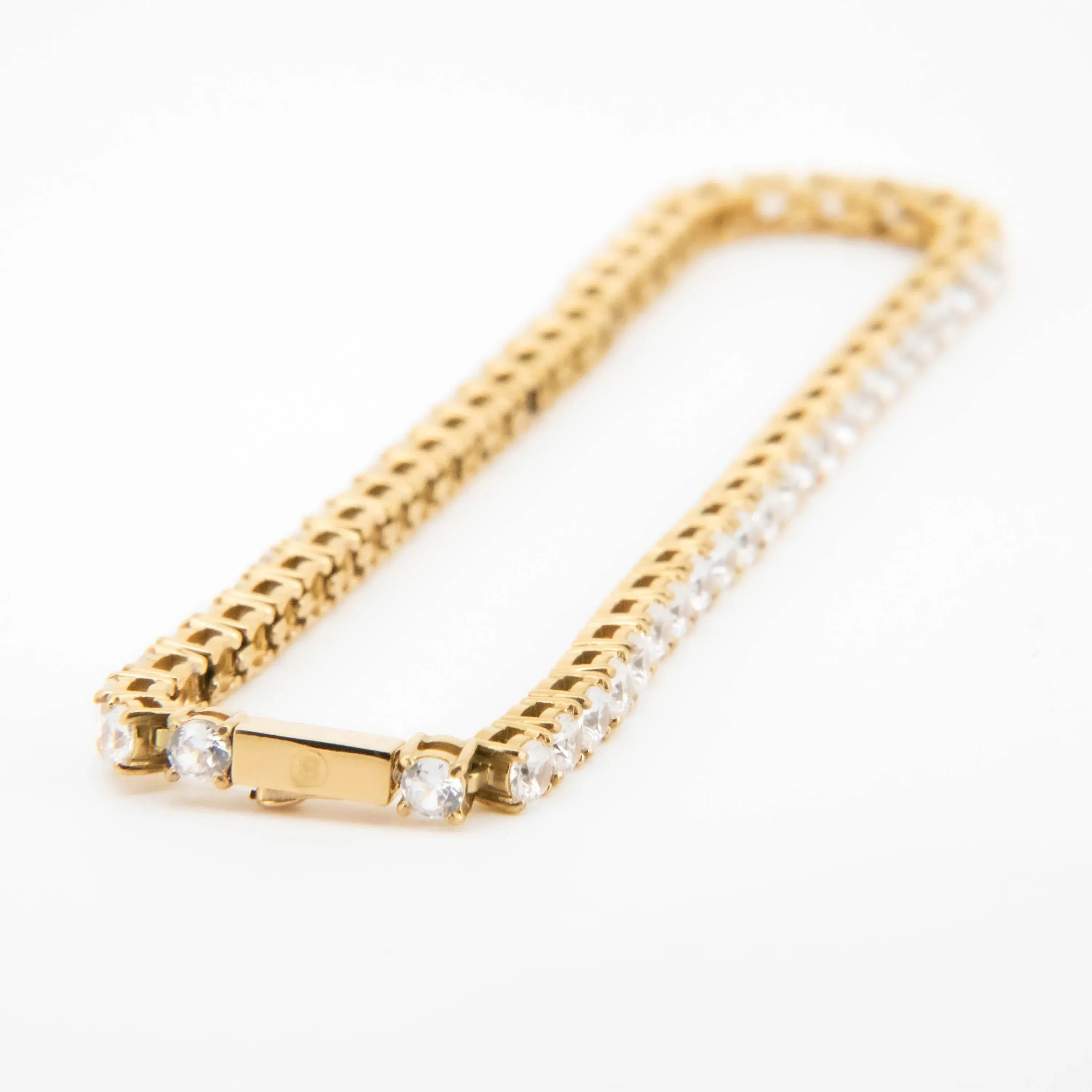 Dezi Golden Diamanté Bracelet