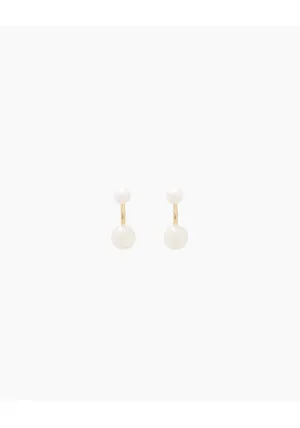 Double Pearl Studs