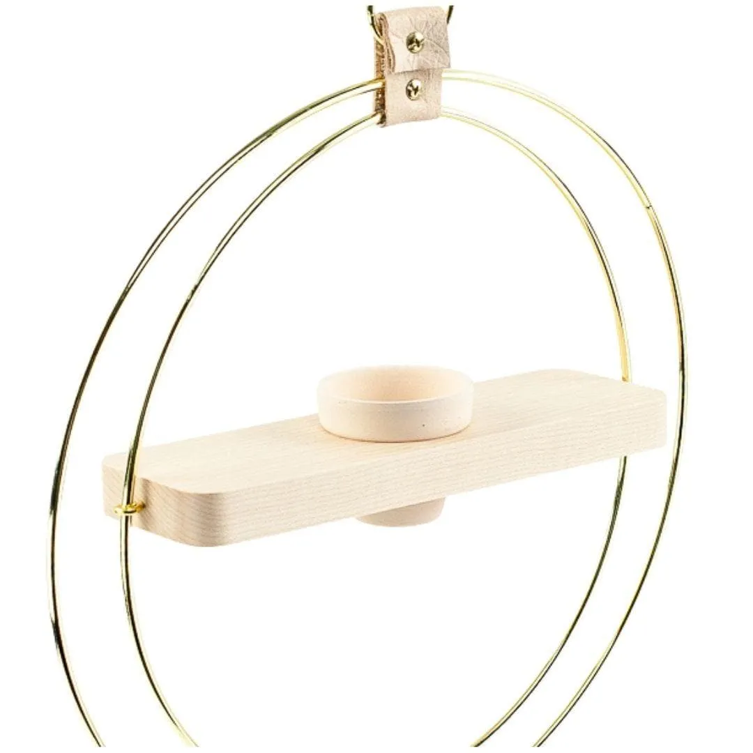 Double Ring Plant Shelf Hanger