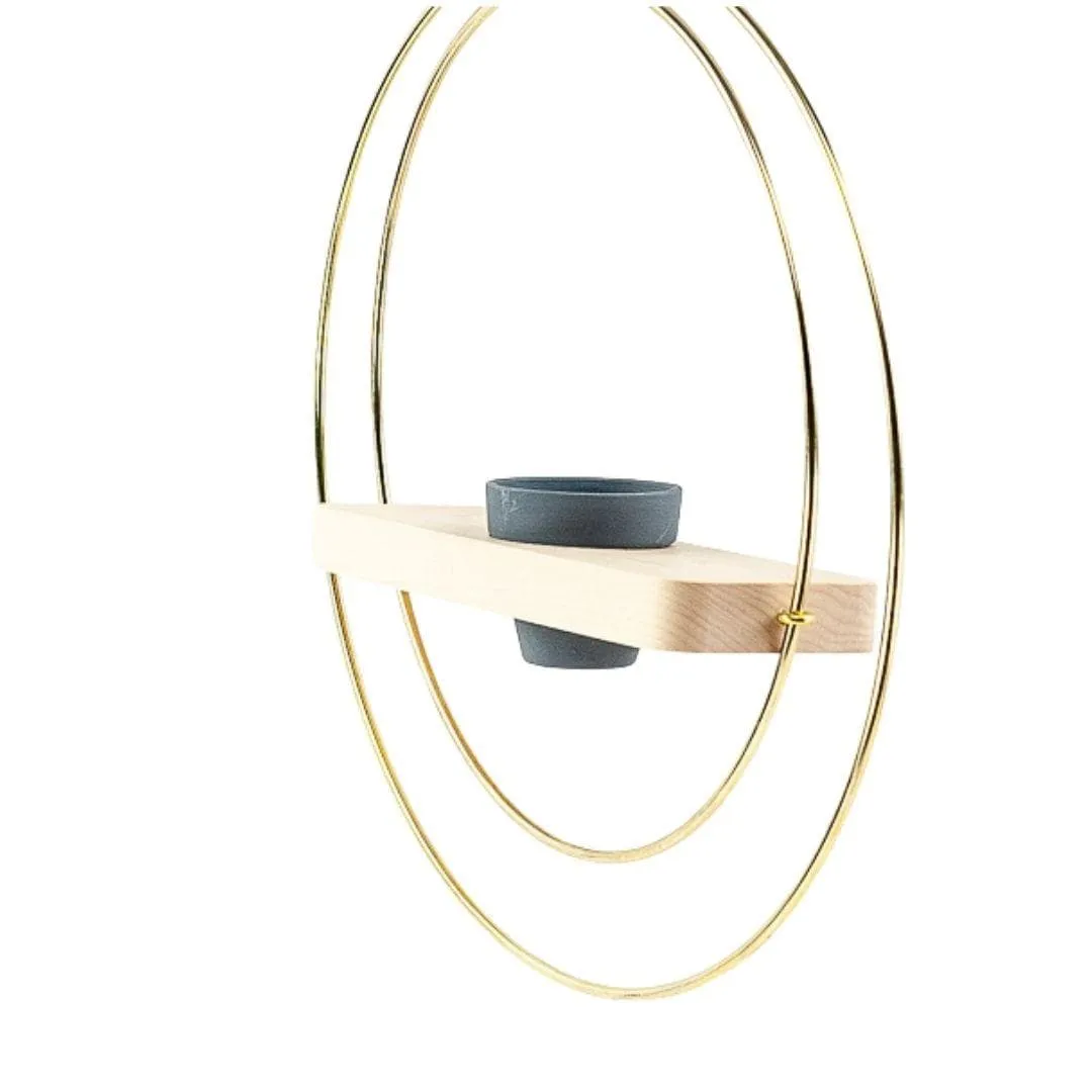 Double Ring Plant Shelf Hanger