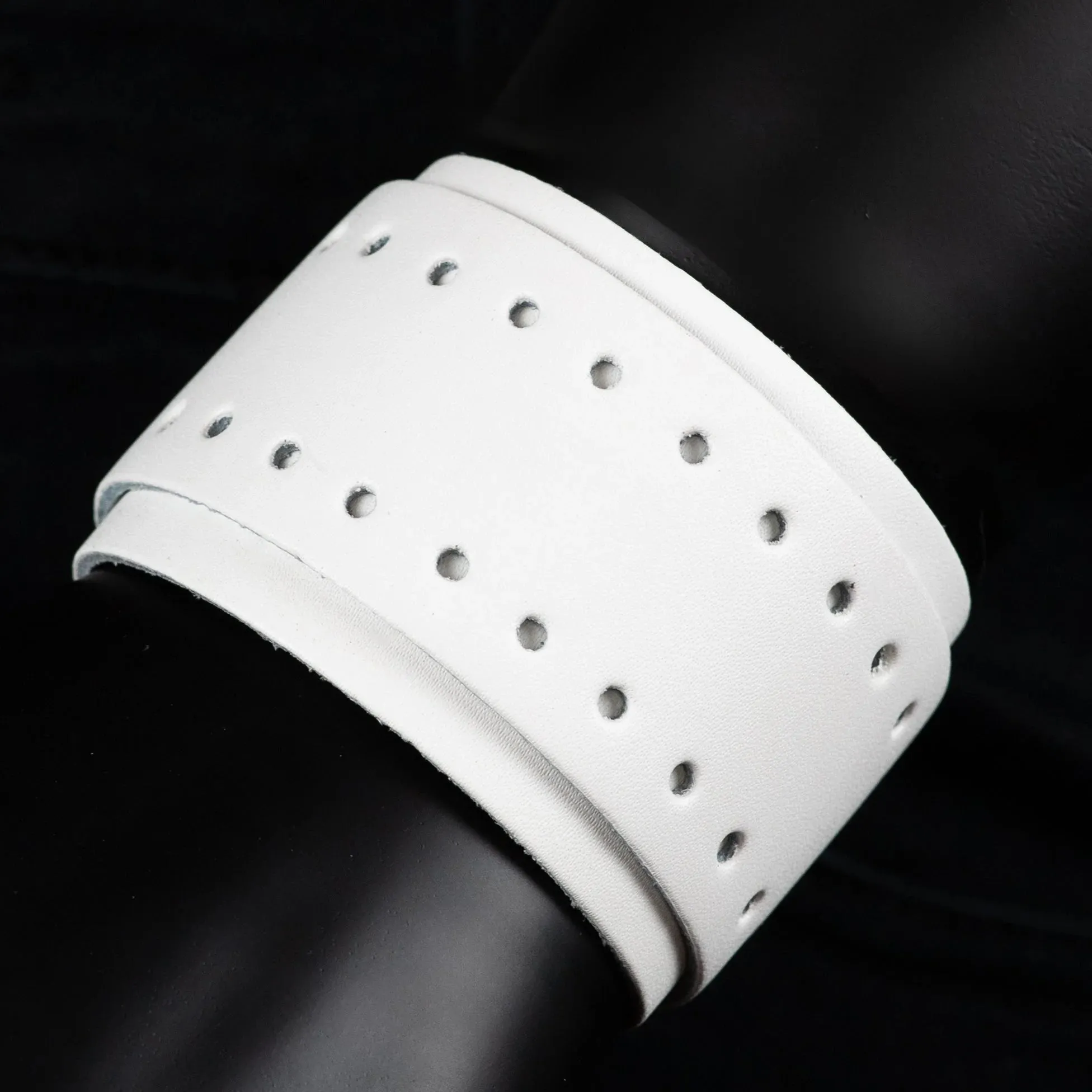 Eberto Buckled Leather Cuff