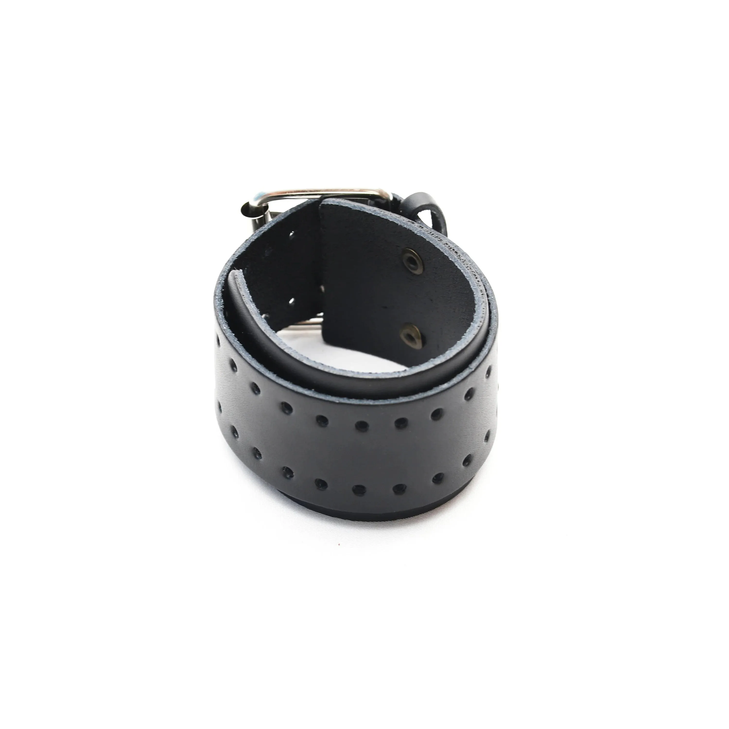 Eberto Buckled Leather Cuff