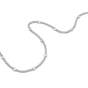 Estée Lalonde Sunburst Chain Necklace Sterling Silver