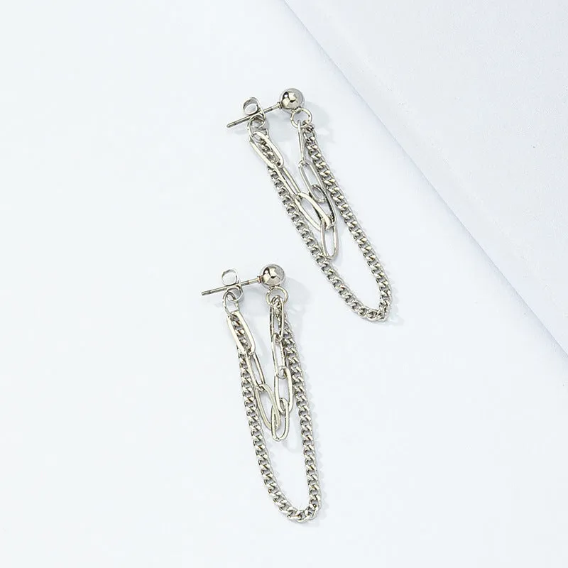 European and American Long Chain Earrings - Vienna Verve Collection