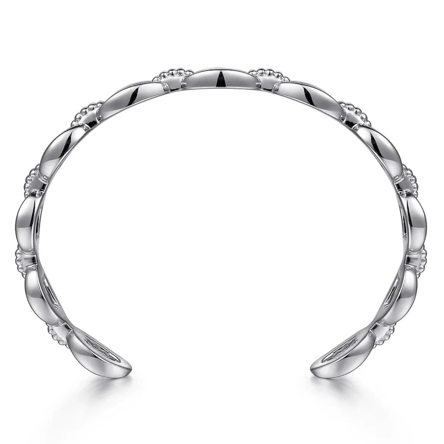 Gabriel & Co. Oval Link Cuff Bangle Bracelet