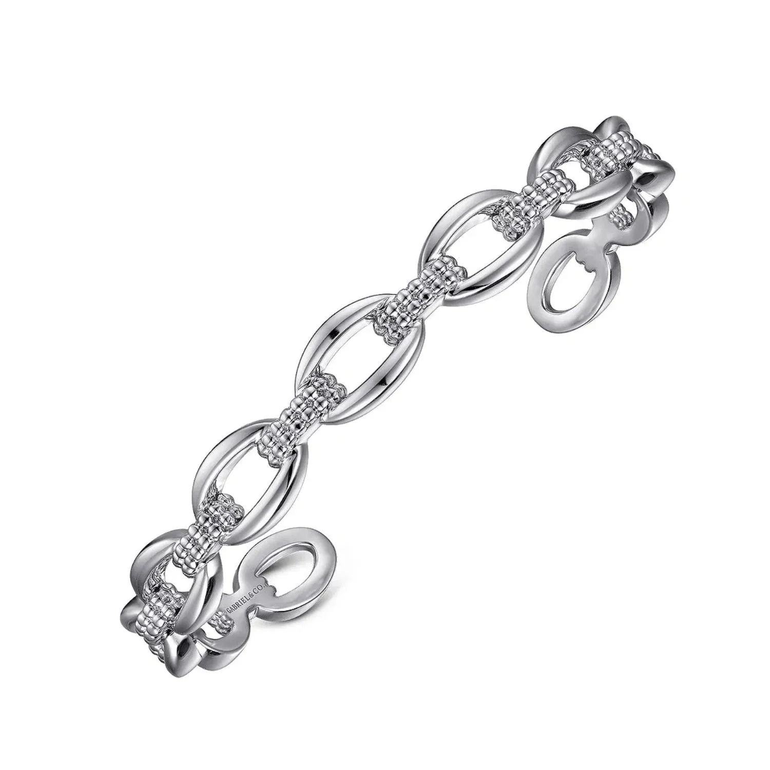 Gabriel & Co. Oval Link Cuff Bangle Bracelet