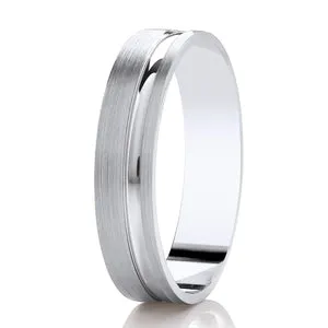 Gents DC155B Diamond Cut Wedding Ring