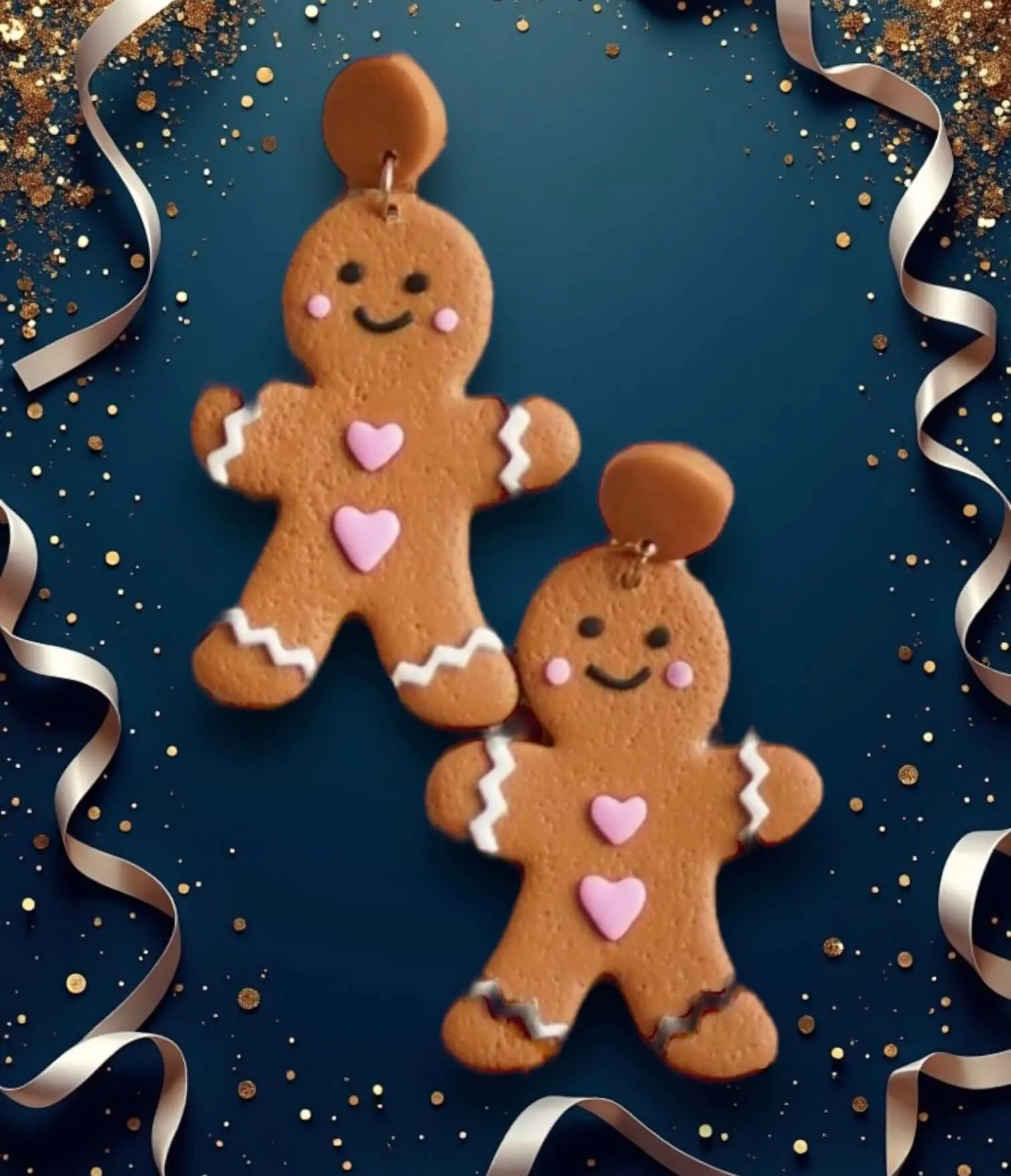 GINGERBREAD COUPLE EARRINGS