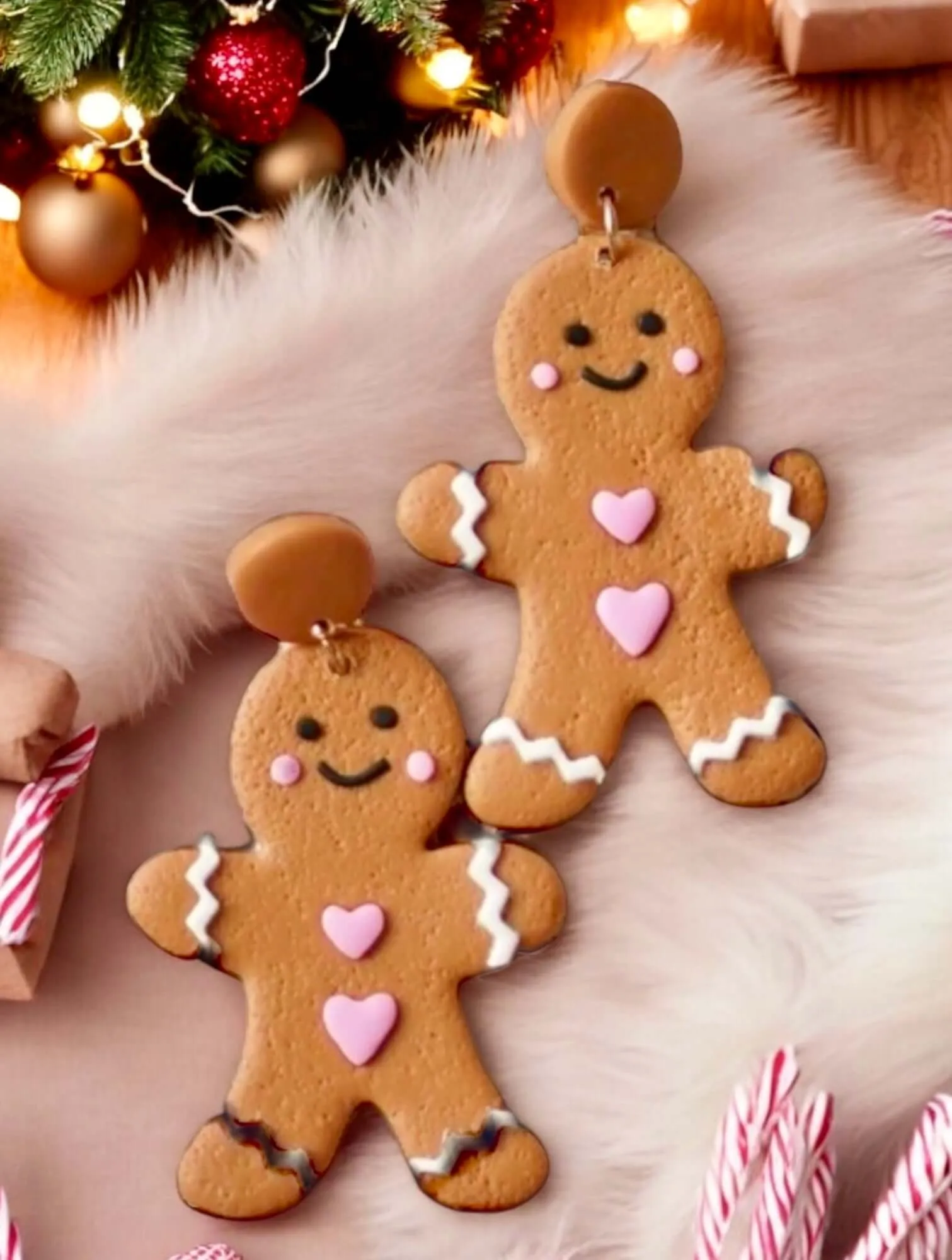 GINGERBREAD COUPLE EARRINGS