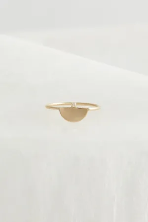 Gjenmi Half Moon Ring