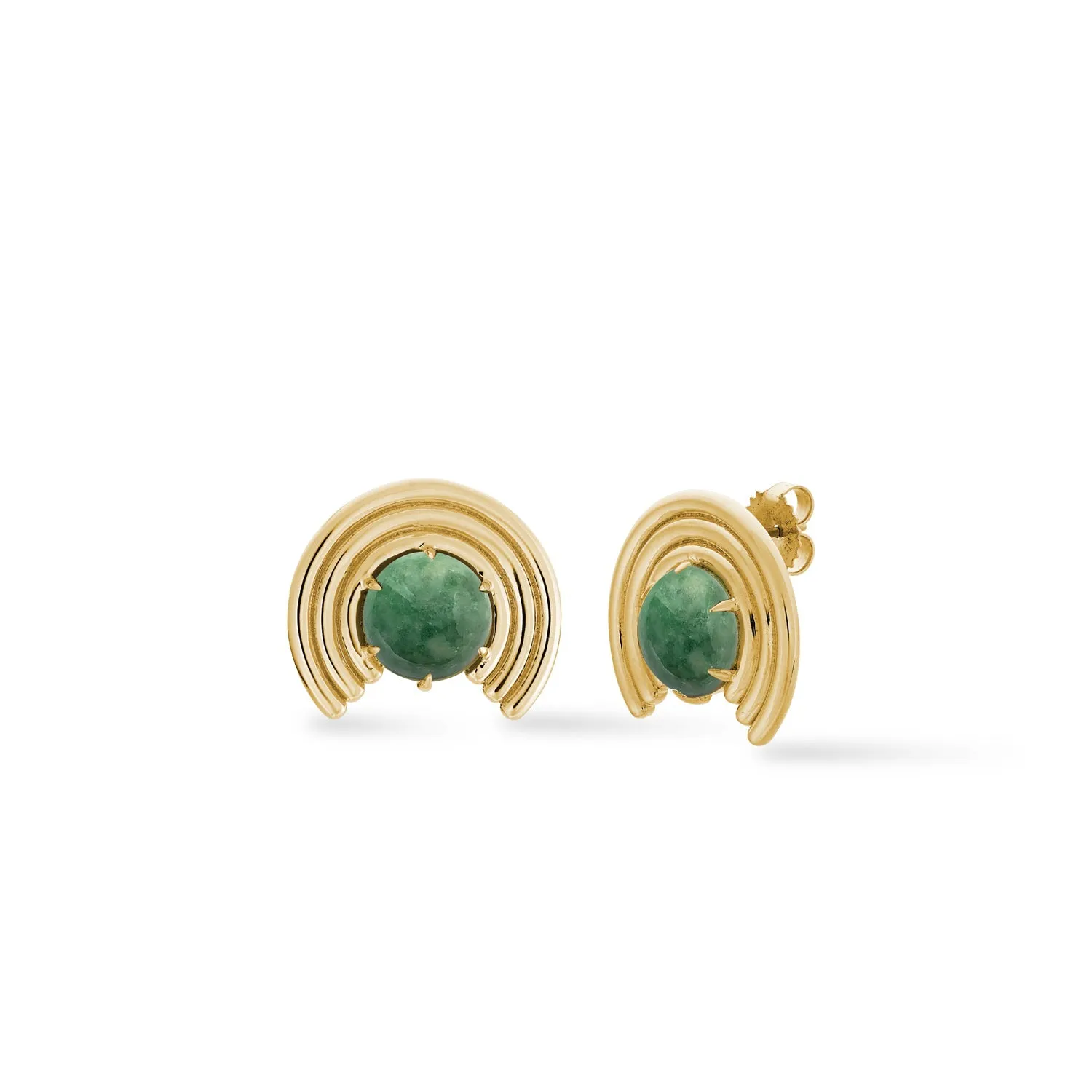 Grand Revival Studs Jade