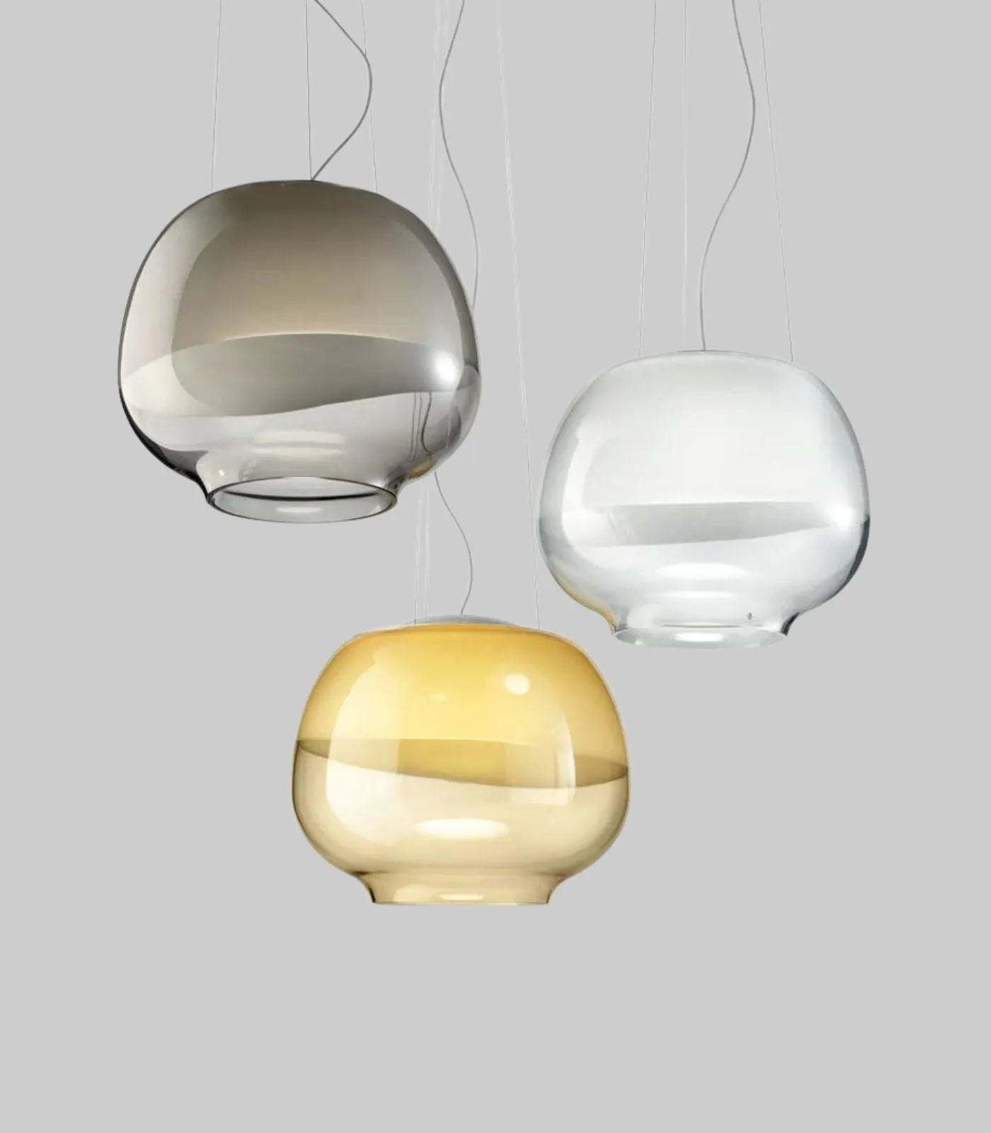 Hand Blown Glass Pendants | Assorted Finishes