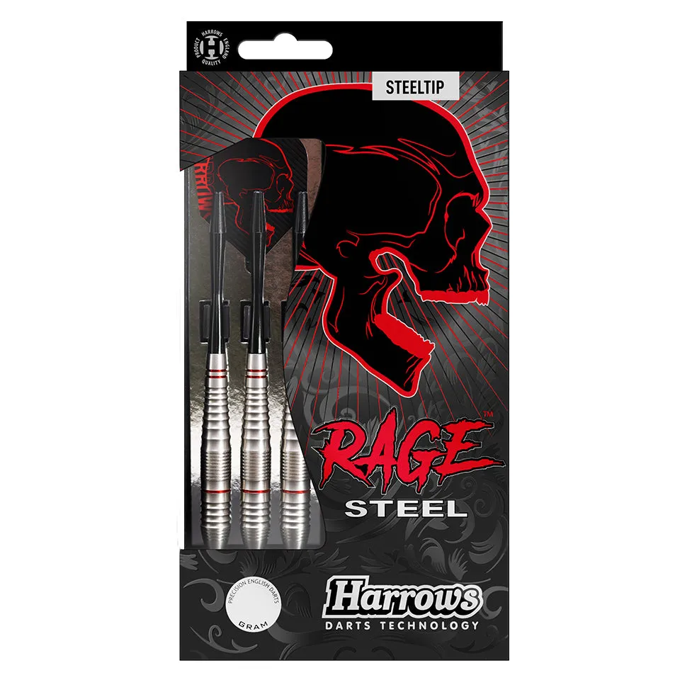 Harrows Rage Steel Tip Darts - 22gm