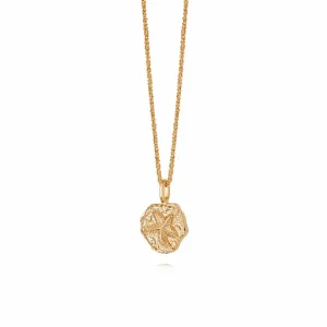 Isla Starfish Fossil Necklace 18Ct Gold Plate