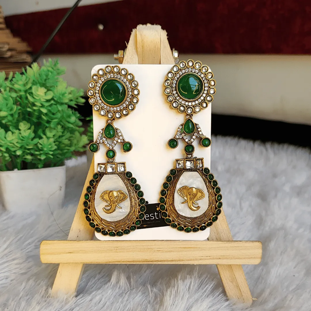 Jewelestia Divine Royal Drop Earrings