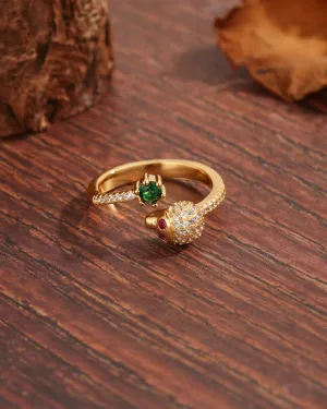 Just Lil Things Artificial Gold Rings jltr0240