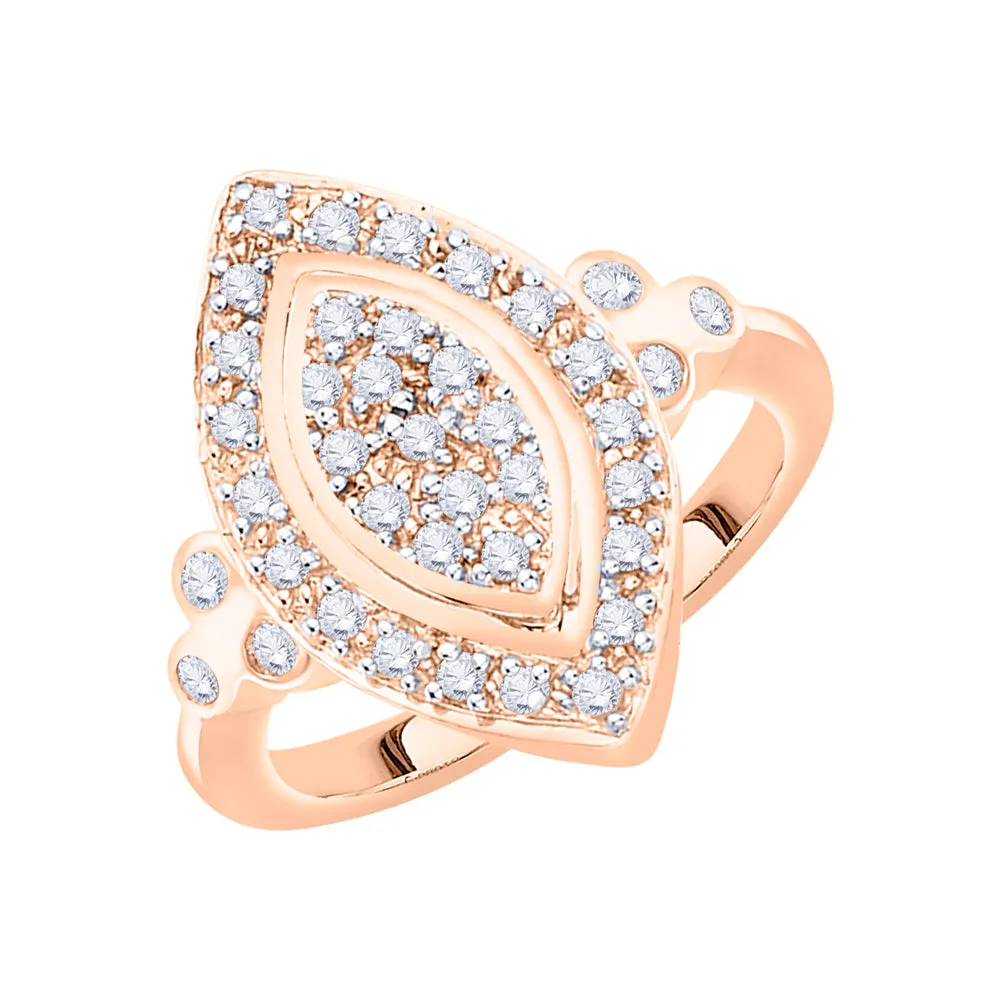 KATARINA Marquise Shape Diamond Fashion Ring (1/4 cttw)