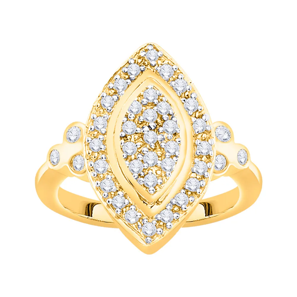 KATARINA Marquise Shape Diamond Fashion Ring (1/4 cttw)