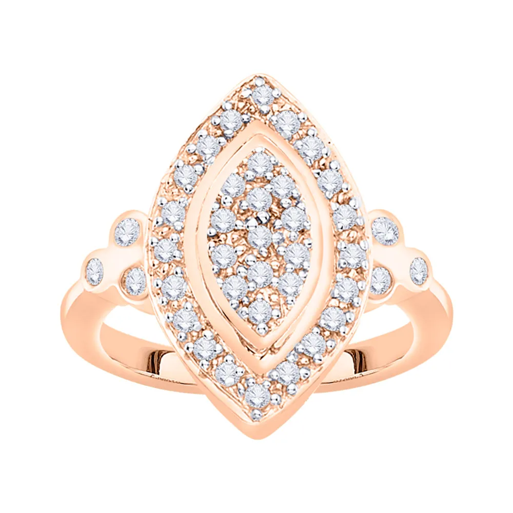 KATARINA Marquise Shape Diamond Fashion Ring (1/4 cttw)