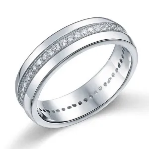 Men's Wedding Band Created Diamond Ring